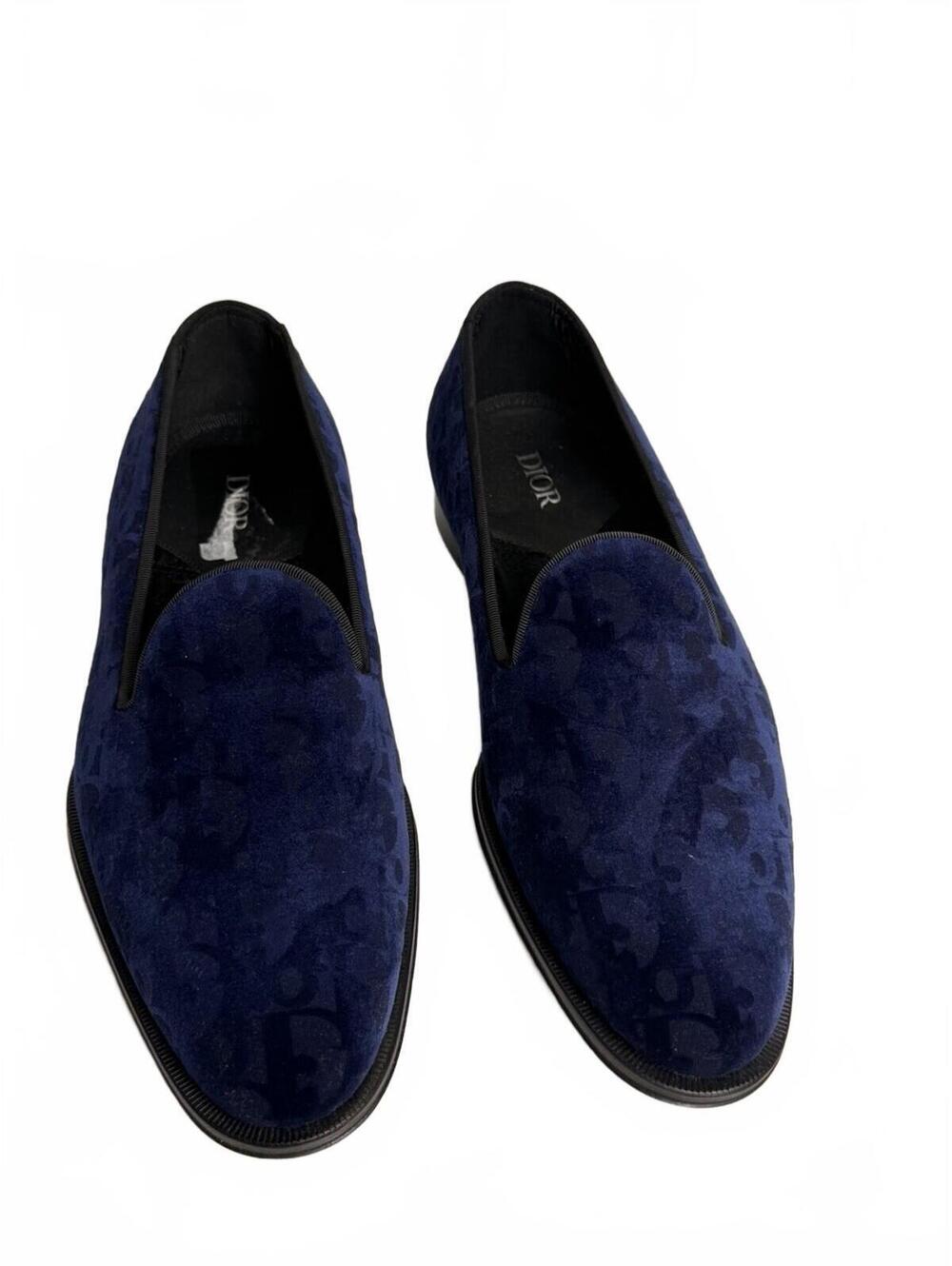 Dior Men's Oblique Jacquard Corsac Loafer SZ 40 Brand New - Picture 2 of 5